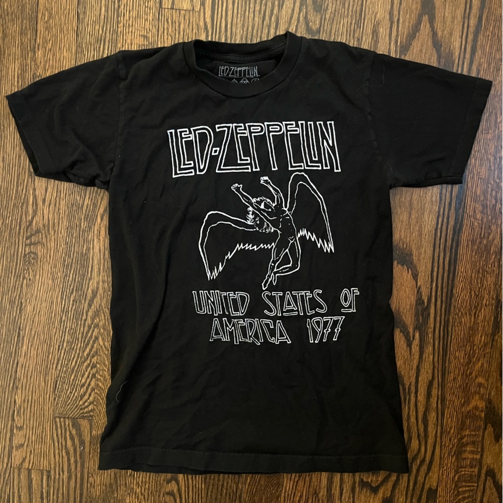 led zeppelin zoso black t shirt